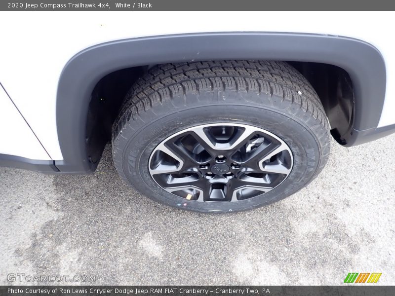 White / Black 2020 Jeep Compass Trailhawk 4x4