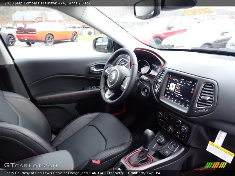 White / Black 2020 Jeep Compass Trailhawk 4x4