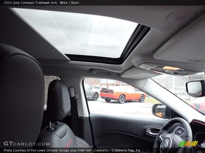 White / Black 2020 Jeep Compass Trailhawk 4x4