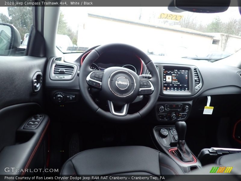 White / Black 2020 Jeep Compass Trailhawk 4x4