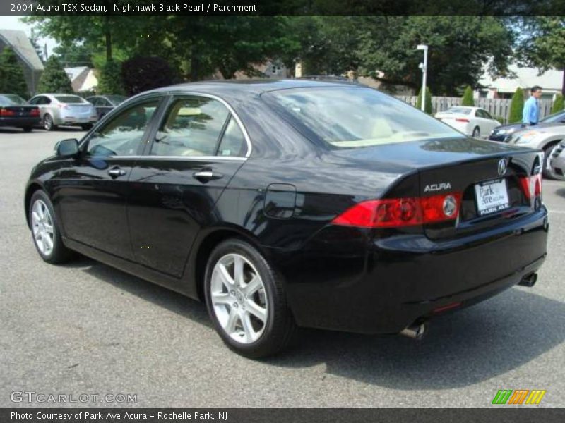Nighthawk Black Pearl / Parchment 2004 Acura TSX Sedan