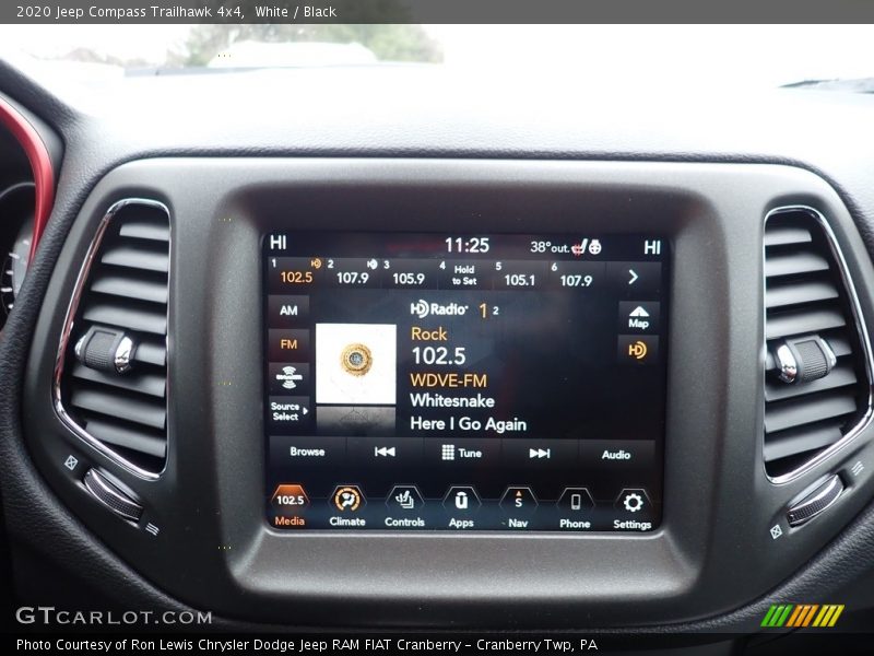 White / Black 2020 Jeep Compass Trailhawk 4x4