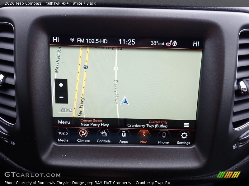 White / Black 2020 Jeep Compass Trailhawk 4x4