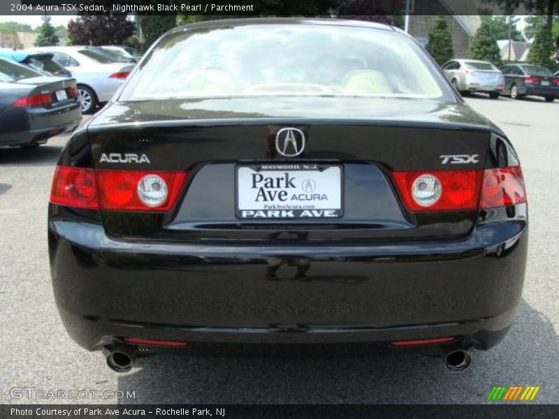 Nighthawk Black Pearl / Parchment 2004 Acura TSX Sedan