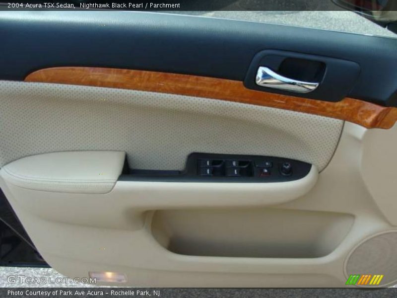 Nighthawk Black Pearl / Parchment 2004 Acura TSX Sedan