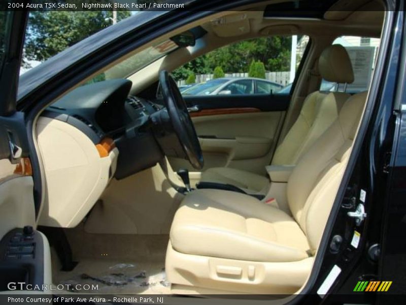 Nighthawk Black Pearl / Parchment 2004 Acura TSX Sedan