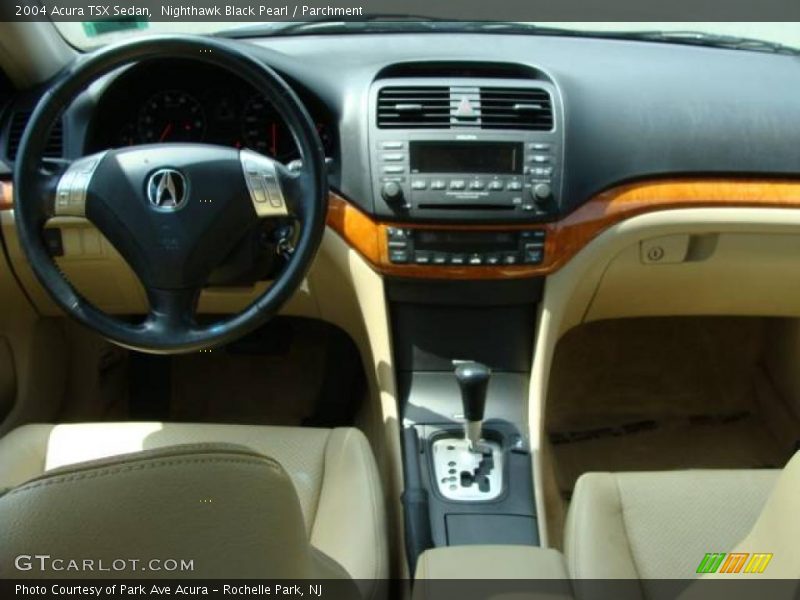Nighthawk Black Pearl / Parchment 2004 Acura TSX Sedan