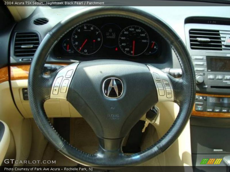 Nighthawk Black Pearl / Parchment 2004 Acura TSX Sedan