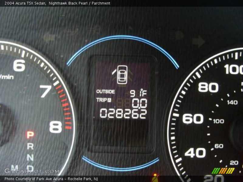 Nighthawk Black Pearl / Parchment 2004 Acura TSX Sedan