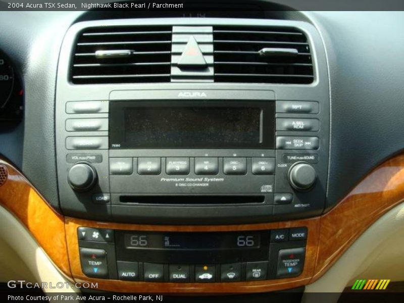 Nighthawk Black Pearl / Parchment 2004 Acura TSX Sedan