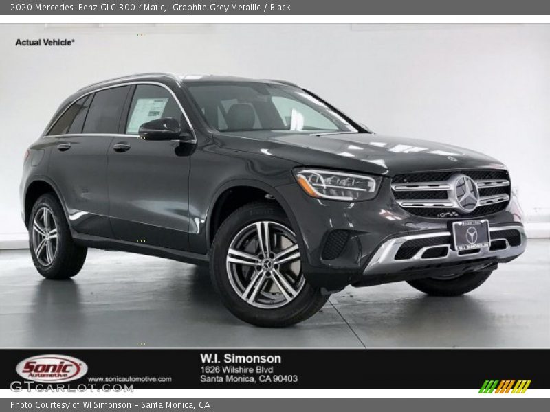 Graphite Grey Metallic / Black 2020 Mercedes-Benz GLC 300 4Matic
