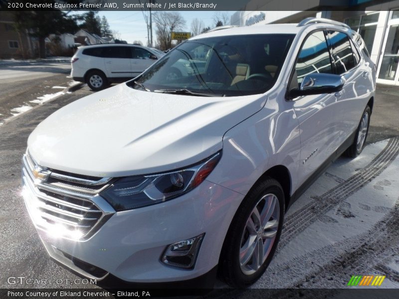 Summit White / Jet Black/Brandy 2020 Chevrolet Equinox Premier AWD