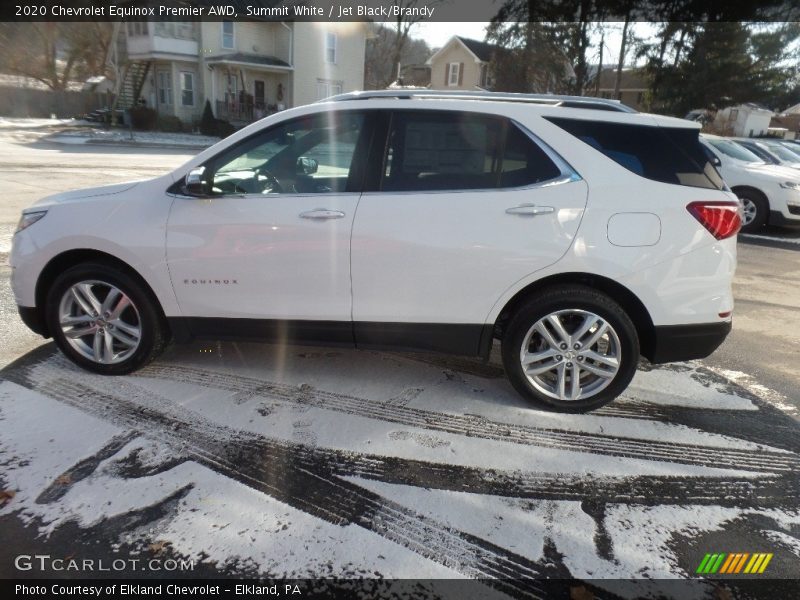 Summit White / Jet Black/Brandy 2020 Chevrolet Equinox Premier AWD