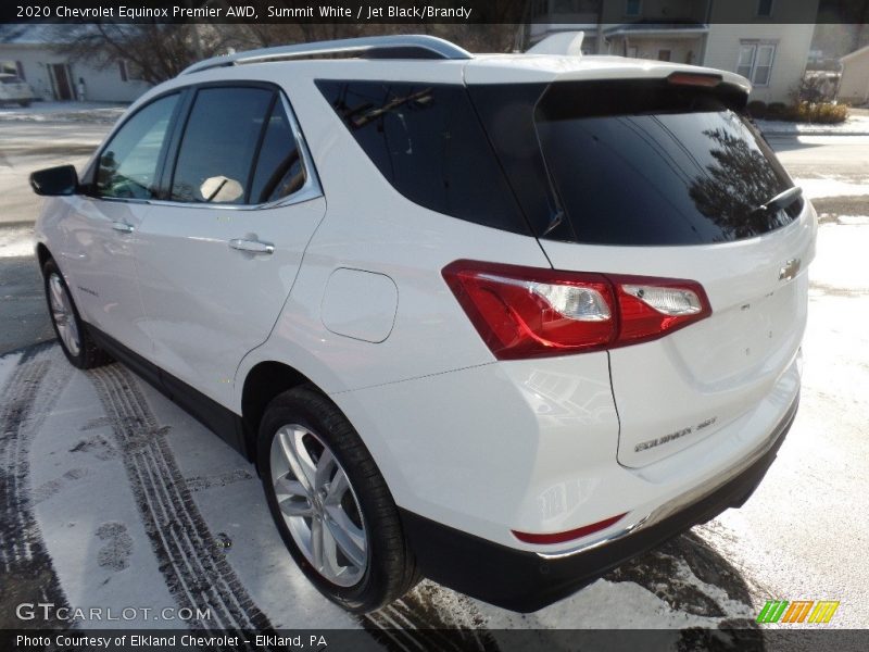 Summit White / Jet Black/Brandy 2020 Chevrolet Equinox Premier AWD