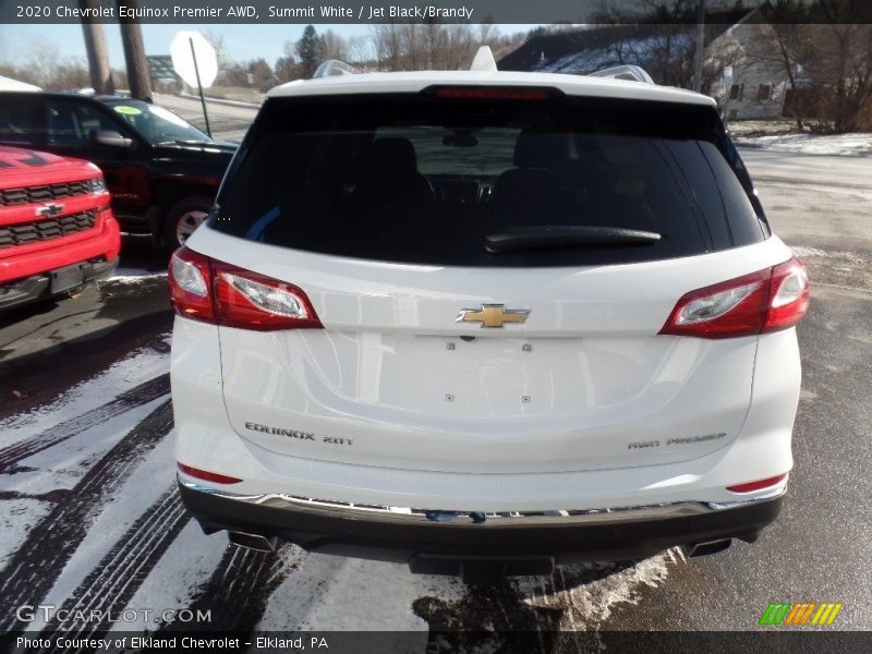 Summit White / Jet Black/Brandy 2020 Chevrolet Equinox Premier AWD