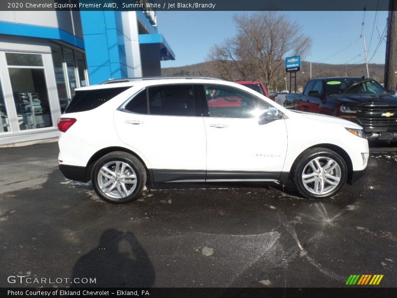 Summit White / Jet Black/Brandy 2020 Chevrolet Equinox Premier AWD