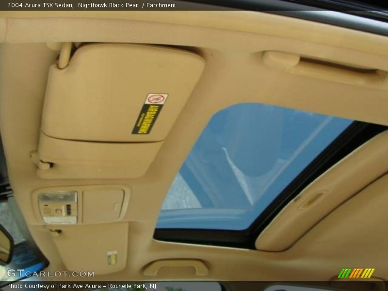 Nighthawk Black Pearl / Parchment 2004 Acura TSX Sedan