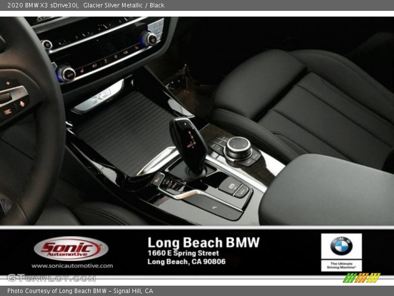 Glacier Silver Metallic / Black 2020 BMW X3 sDrive30i