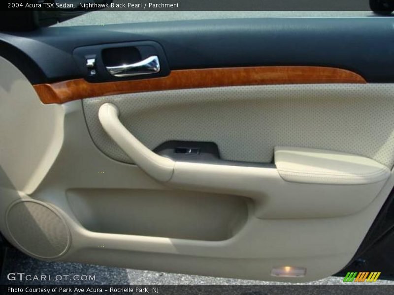 Nighthawk Black Pearl / Parchment 2004 Acura TSX Sedan