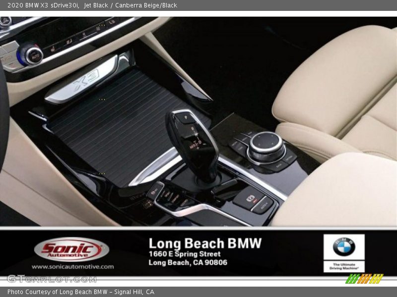 Jet Black / Canberra Beige/Black 2020 BMW X3 sDrive30i