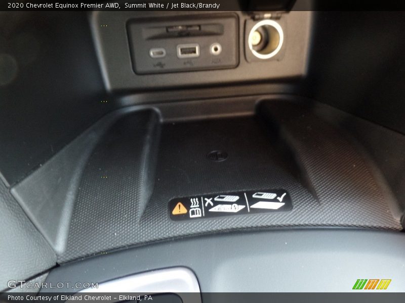 Summit White / Jet Black/Brandy 2020 Chevrolet Equinox Premier AWD