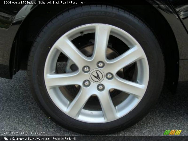 Nighthawk Black Pearl / Parchment 2004 Acura TSX Sedan