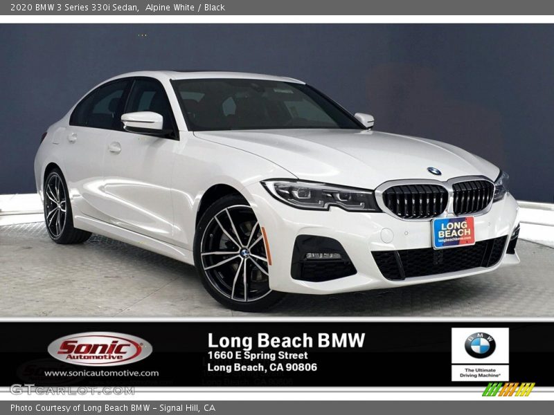 Alpine White / Black 2020 BMW 3 Series 330i Sedan