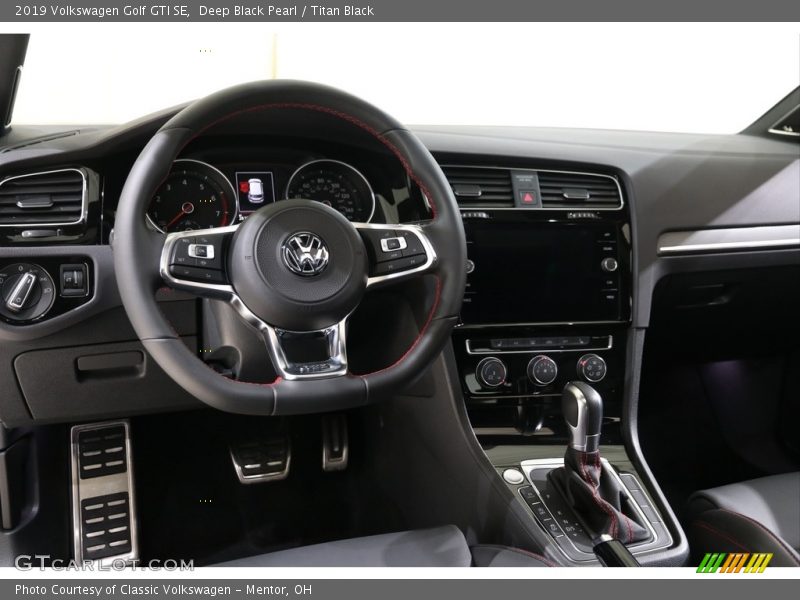 Dashboard of 2019 Golf GTI SE