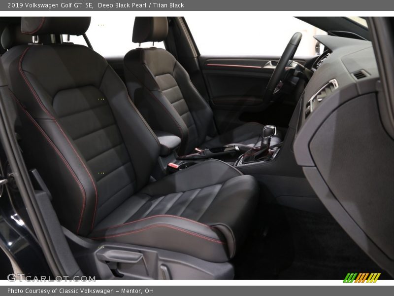 Front Seat of 2019 Golf GTI SE