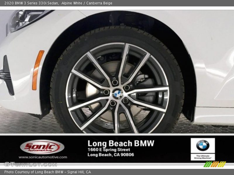 Alpine White / Canberra Beige 2020 BMW 3 Series 330i Sedan