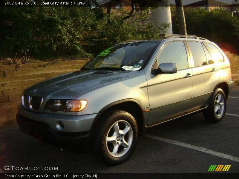 Steel Grey Metallic / Grey 2002 BMW X5 3.0i