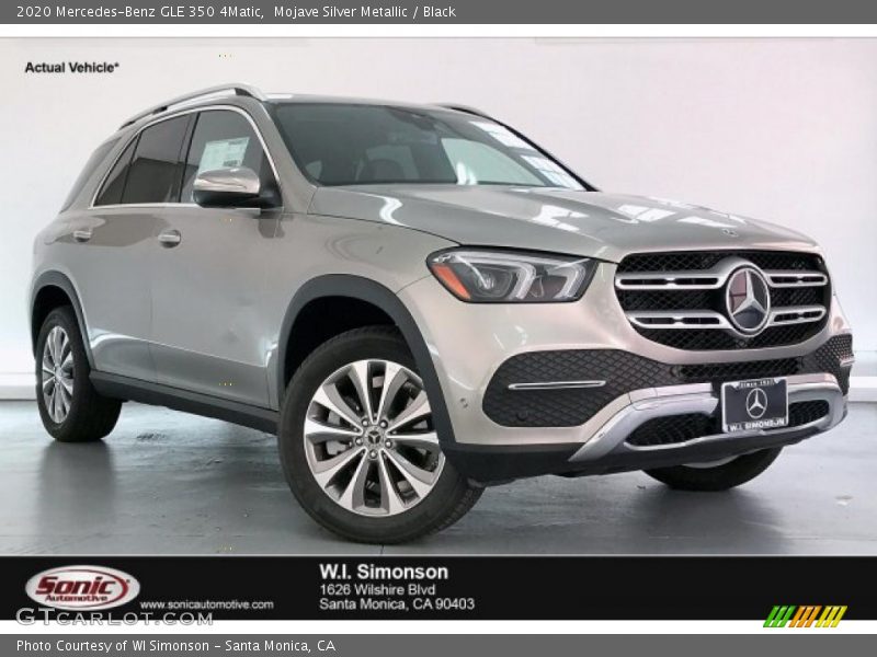 Mojave Silver Metallic / Black 2020 Mercedes-Benz GLE 350 4Matic