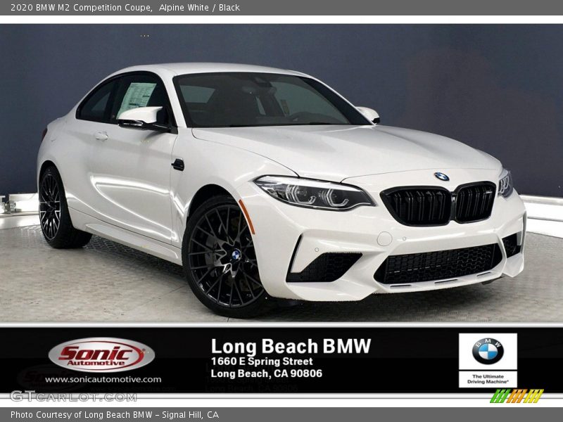 Alpine White / Black 2020 BMW M2 Competition Coupe