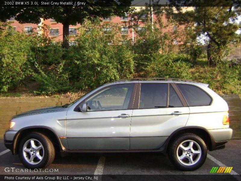 Steel Grey Metallic / Grey 2002 BMW X5 3.0i