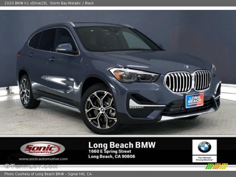 Storm Bay Metallic / Black 2020 BMW X1 xDrive28i