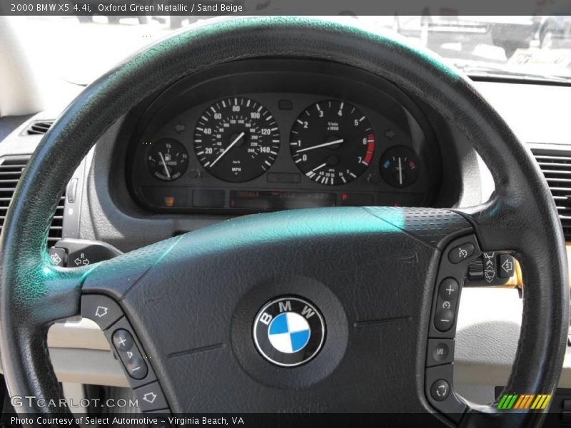 Oxford Green Metallic / Sand Beige 2000 BMW X5 4.4i