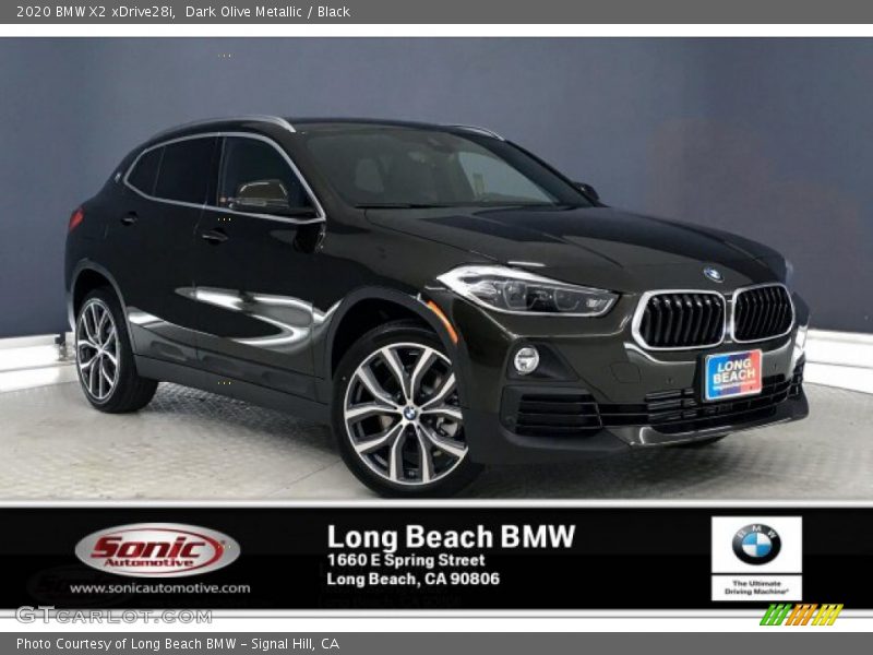 Dark Olive Metallic / Black 2020 BMW X2 xDrive28i