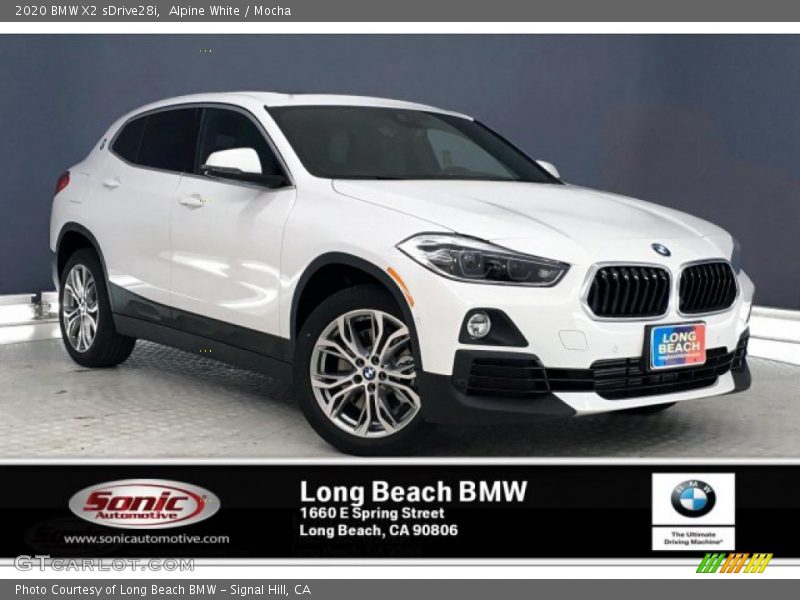 Alpine White / Mocha 2020 BMW X2 sDrive28i