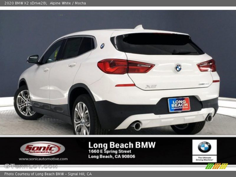 Alpine White / Mocha 2020 BMW X2 sDrive28i