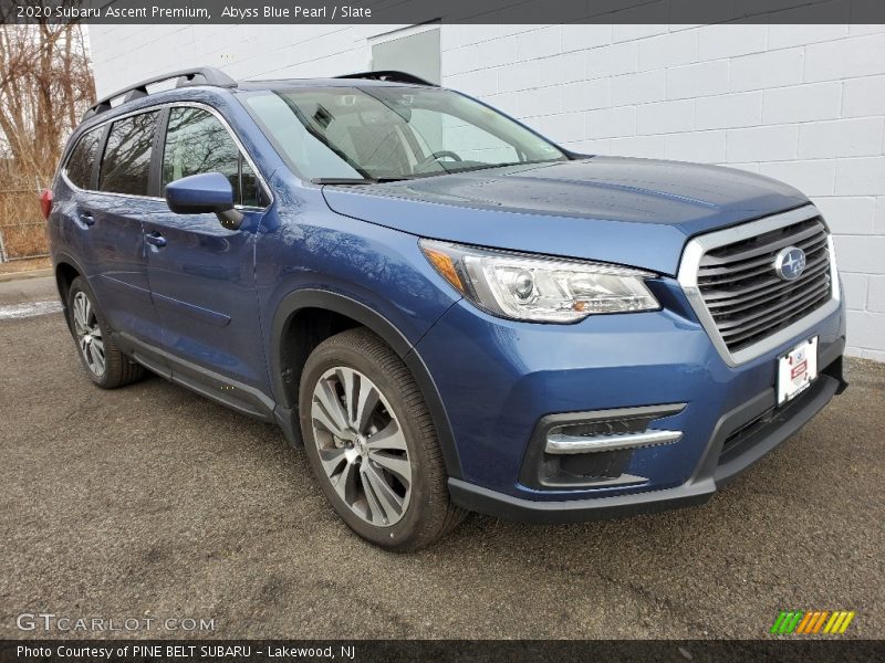 Abyss Blue Pearl / Slate 2020 Subaru Ascent Premium