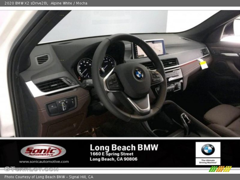 Alpine White / Mocha 2020 BMW X2 sDrive28i