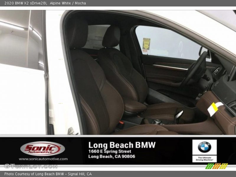 Alpine White / Mocha 2020 BMW X2 sDrive28i