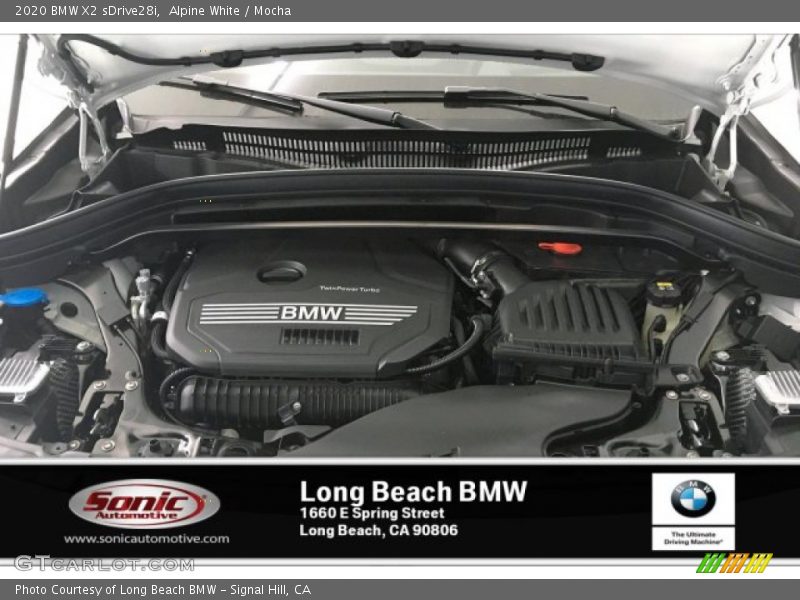Alpine White / Mocha 2020 BMW X2 sDrive28i