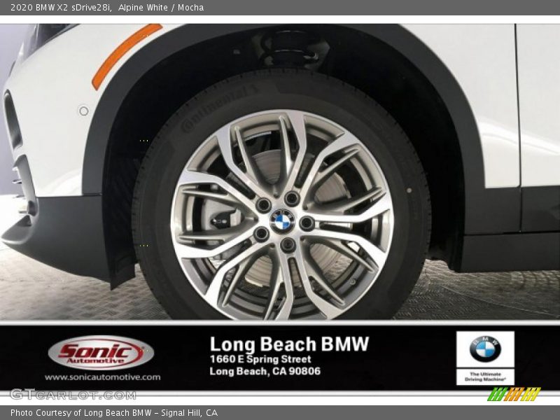 Alpine White / Mocha 2020 BMW X2 sDrive28i