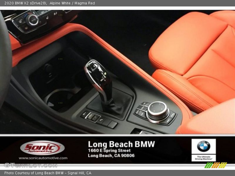 Alpine White / Magma Red 2020 BMW X2 sDrive28i
