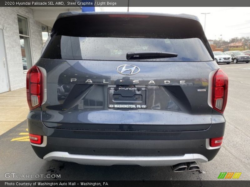 Steel Graphite / Light Beige 2020 Hyundai Palisade SEL AWD