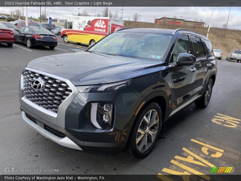 Steel Graphite / Light Beige 2020 Hyundai Palisade SEL AWD