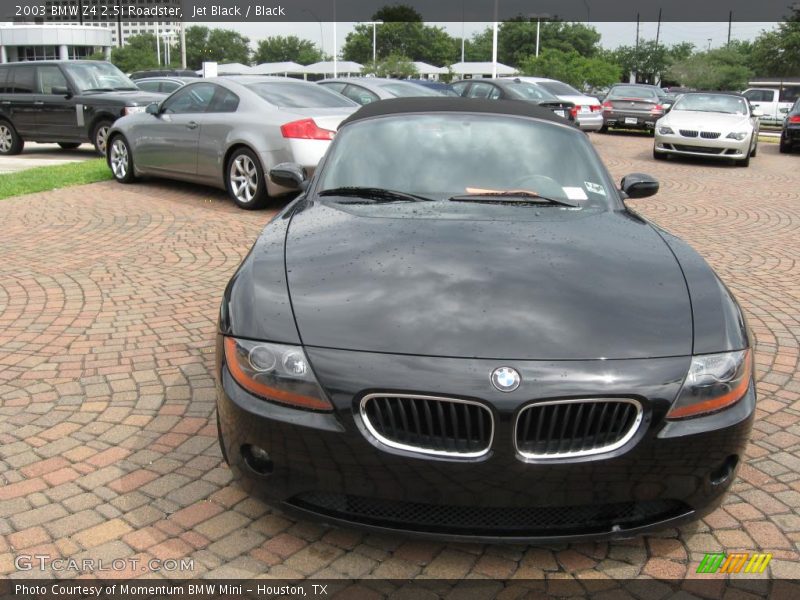 Jet Black / Black 2003 BMW Z4 2.5i Roadster