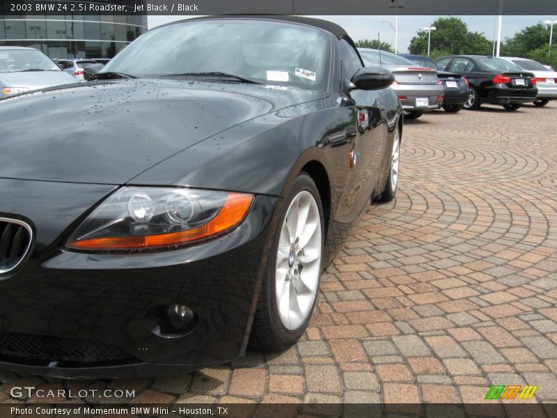 Jet Black / Black 2003 BMW Z4 2.5i Roadster