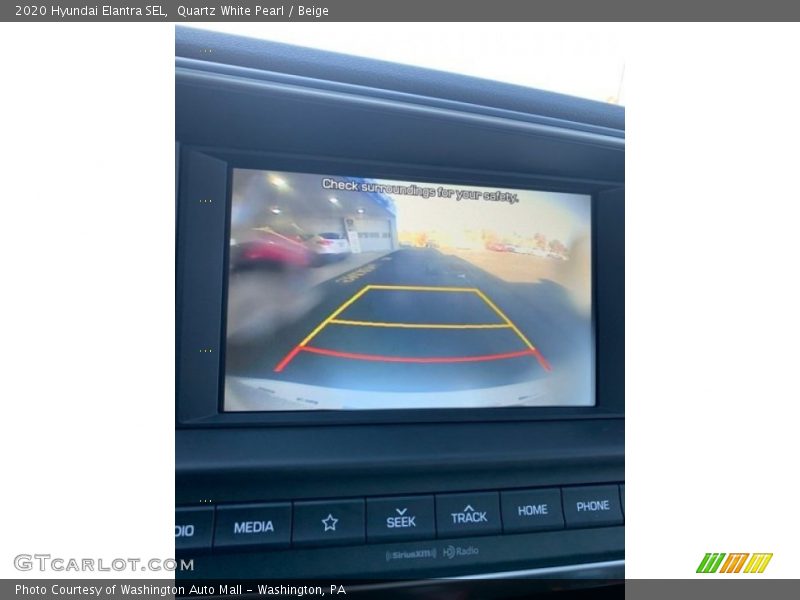 Quartz White Pearl / Beige 2020 Hyundai Elantra SEL